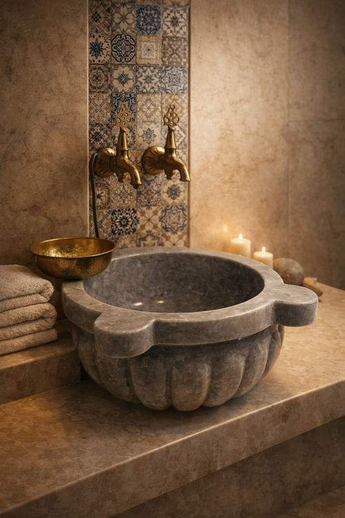 Afyon grey lüks hamam kurna