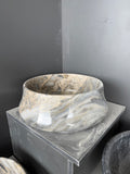 Golden marble mermer Eviye lavabo